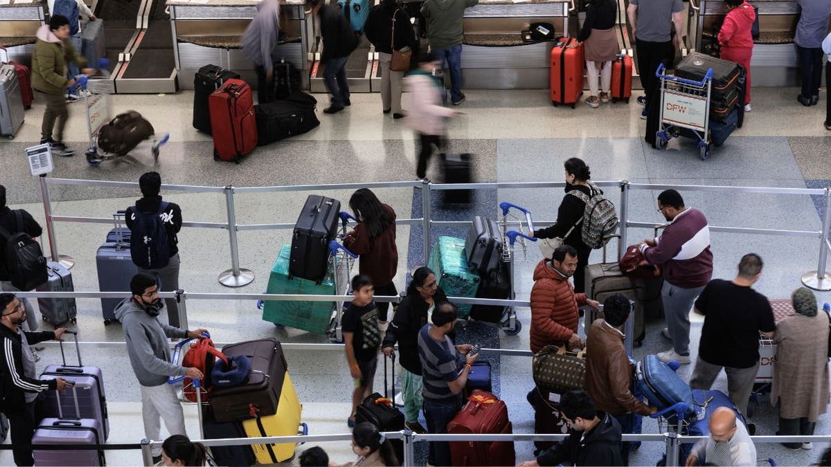 People at Dallas/Fort Worth International Airport